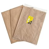 Idena 50059 - Packpapier 70x100 cm, 2 Bogen, 60g/m² starkes Papier, Farbe Kraft, Geschenkpapier,...