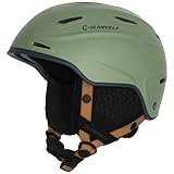 GLAMVILLA Skihelm Snowboardhelm für Damen/Herren, Verstellbar Unisex Schutzhelm für...