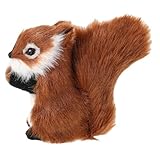 Gatuida Realistische Plüsch Eichhörnchen Figur Deko mit Feiner Detailarbeit Kleines Simulation...