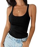 Imily Bela Tops für Damen Tank Top Sexy Oberteile Basic Schönes Schnitt Spaghetti Top Slim Fit...