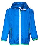 Playshoes Unisex Kinder Faltbare Funktions-Jacke Regenjacke 408700, 7 - Blau, 176