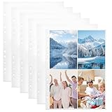 Aoyfuwell 30 Stk Fotohüllen DIN A4, 240 Taschen A4 Postkartenhüllen, Transparent Sammelhüllen,...