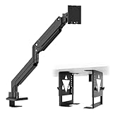 PUTORSEN Premium Monitorhalterung + Untertisch-Montagehalterung für Geräte – Komplettes...