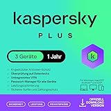 Kaspersky Plus Internet Security 2025 | 3 Geräte | 1 Jahr | Anti-Phishing und Firewall |...