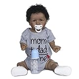 Rebirth Baby Doll Boy 22 Zoll Realistische Silikon-Ganzkörper-Rebirth-Kleinkind-Junge Waschbare...
