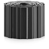 com-four® Rasenkante 10 x 900 cm aus Kunststoff - Beeteinfassung für Rasen, Blumenbeet oder als...