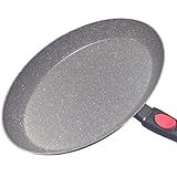 Nice Cooker Roc-Tec® Fischpfanne, oval, 38 cm, echte Steinpartikel, antihaftbeschichtet, für alle...