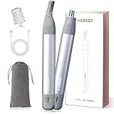 HEBECA Nasenhaartrimmer für Männer & Frauen, 2-in-1 Wiederaufladbarer Ohr- und Nasenhaarschneider,...