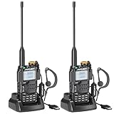 JUCJET UV-K5 Zweiband-Walkie Talkies (2 Stück), Zweiwege-Funkgerät (VHF/UHF),with Original...