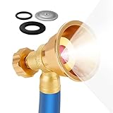 Schlauchsprühdüse | Verstellbares Gartenzubehör | Handbrause für den Außenbereich | für Hof,...