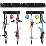 Sinoer Bike Wall Rack Bike Storage Wandhalterung für 4 Fahrräder + 3 Helme...