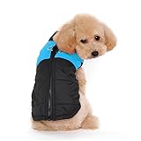 Ectkuee Winter Warm Pet Hund Kleidung klein wasserdichte Hundemantel Jacke Winter Gesteppt...