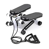 Wiltec Stepper 41 x 30 x 18 cm mit Trainingscomputer, Hometrainer für Fitness für Beine & Po,...