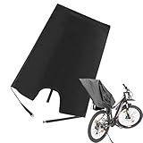 Fahrradabdeckung für Kinder: Winddichte Staubabdeckung für die Rücksitze für Fahrräder, Rücken...