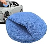 Applikatoren für Autowachs | Polierpad – 13 cm aus feiner Faser mit Polierschwamm für Metall,...