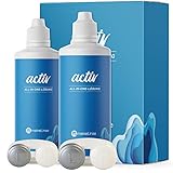 meineLinse Activ All-in-One Doppelpack 2 x 360ml, Kontaktlinsen Fluessigkeit für weiche Linsen -...