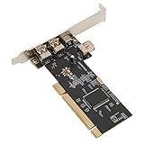 1394 Firewire-Karte, PCIe 3-Port-Erweiterungskarte, mit 1 Lane PCI Express mit 2,5 GB/s...