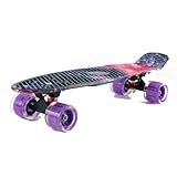 Vanpro 55,9 cm Skateboards, komplettes Mini-Cruiser, Retro-Skateboard für Kinder, Jungen,...