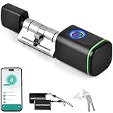 Türschloss Fingerabdruck, Elektronisches Türschloss Haustür mit Fingerprint, App, RFID-Karten &...