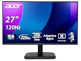 Acer EK271 G Monitor 27 Zoll (69 cm Bildschirm) Full HD, IPS, 120Hz HDMI, 75Hz VGA, 4ms (GTG), HDMI...