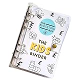 Kids Savings Binder, Challenge Budget Binder For Kids, Savings Challenge m-ini Binder With Cash...