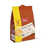 Melitta BellaCrema La Crema gemahlener Röstkaffee in Kaffee-Pads 48 Stück, Kaffeepads für...