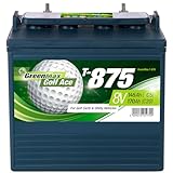 GreenMax Golf Ace T-875 (8V 170Ah) - Hochleistungs-Blei-Säure-Batterie für Golfcarts und...