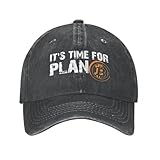 Dad Cowboy Hats Blockchain Geek Cap Hats Hip Hop Denim Es ist Zeit für Plan B Bitcoin BTC...