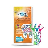 Dentek Fun Flossers Kids - Zahnseide-Sticks speziell für Kinder - mit Fruchtgeschmack -...