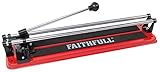 Faithfull FAITLC300 Wand- und Bodenfliesenschneider, 300 mm quadratisch, 210 mm Diagonale, 10 mm...