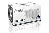 PearlCo® Classic Wasserfilter Kartuschen (12er Pack - 12 Monatsvorrat) Wasserfilter Trinkwasser...