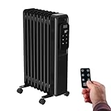 Black+Decker BXRA2001E – Elektronischer Ölradiator | 2000W | 9 Heizelemente | 3 Heizstufen |...