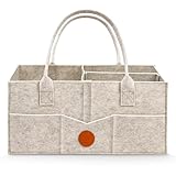 HAGOT Baby Windel Caddy Organizer, Wickeltisch Organizer, Tragbarer Wickelorganizer, für...
