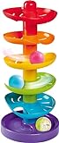 Simba 104010053 - ABC Regenbogen Kugelturm, Rollbahn, Kugelbahn, Babyspielzeug, 5 bunte Ebenen, 1...