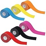 KOSHIFU 6 Rollen Kinesiotapes 5cm x 5m Kinesiologie Tape Elastische Kinesio Tape Sporttape Tapeband...