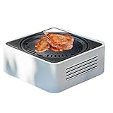 Holzkohlegrills | Tischgrill Und BBQ Grill,Mobiles Grillgerät mit Holzkohle zum Mitnehmen - Für Zu...