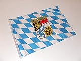 generisch Bayern Wappen Fahne/Flagge 30x45 cm mit Hohlsaum