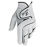 Srixon Z Herren-Golfhandschuhe, Allwetter-Golfhandschuhe, Weiß/Schwarz, Größe L, Linke Hand