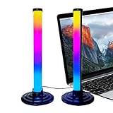 RGB LED Lichtleiste - Synchronisation Mit Musik Für Ambiente-Beleuchtung,Sprachsteuerung Für...