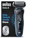 Braun Series 5 Elektrorasierer, EasyClean Rasierer Herren, Wet & Dry, Geschenk Mann, Made in...