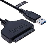 SATA 3 (3.0) auf USB Kabel SSD HDD 2.5' Hard Disk Drive Festplattenlaufwerk UASP Datenadapter...