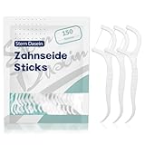 SternDasein 150 Stück Zahnseide - Einweg Zahnstocher zur Zahnpflege und Zahnreinigung, Sticks für...