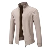 Generisch Hoodie Herren Kapuzenpullover Herren mit Reißverschluss Windbreaker Leicht Jacket...