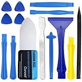 Haojiaho 14 Stück Handy Reparatur Öffnungs Werkzeug Set, 0,1 mm Gebogenes LCD-Bildschirms...