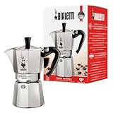 Bialetti Moka Express Kaffeebereiter, Aluminium, für 9 Tassen, 420 ml, silberfarben
