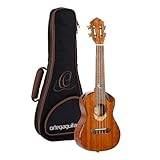 Ortega Guitars Konzert Ukulele akustisch - Custom Built Series - extra Schallloch - inklusive Gigbag...
