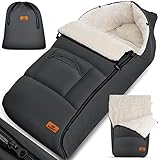 Kidiz® Babyfußsack Baby Fußsack Winterfußsack Babyschale mit Reißverschluss Kuschelsack...