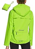 BALEAF Fahrradjacke Damen Regenjacke Wasserdicht Atmungsaktiv Wanderjacke Windbreaker Sommerjacke...