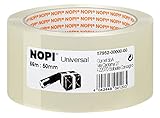 tesa NOPI Packband - vielseitiges Verpackungsband aus Polypropylen, geräuscharm abrollbar -...