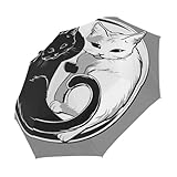 Mexpekil Kompakter Regenschirm, winddicht, stark, für Kinder, Damen, Herren, automatisches Öffnen,...